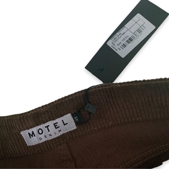 ★ BNWT motel rocks parallel jeans in cord dark chocolate★ - Picture 4 of 5